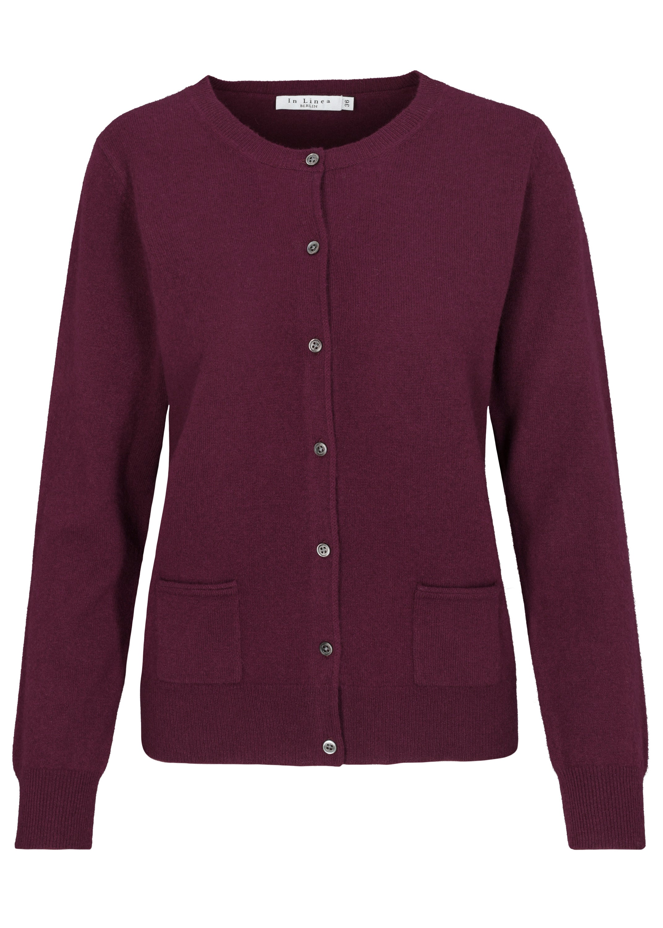 Cardigan aus Kaschmir - 448 448 CHERRY - Rot