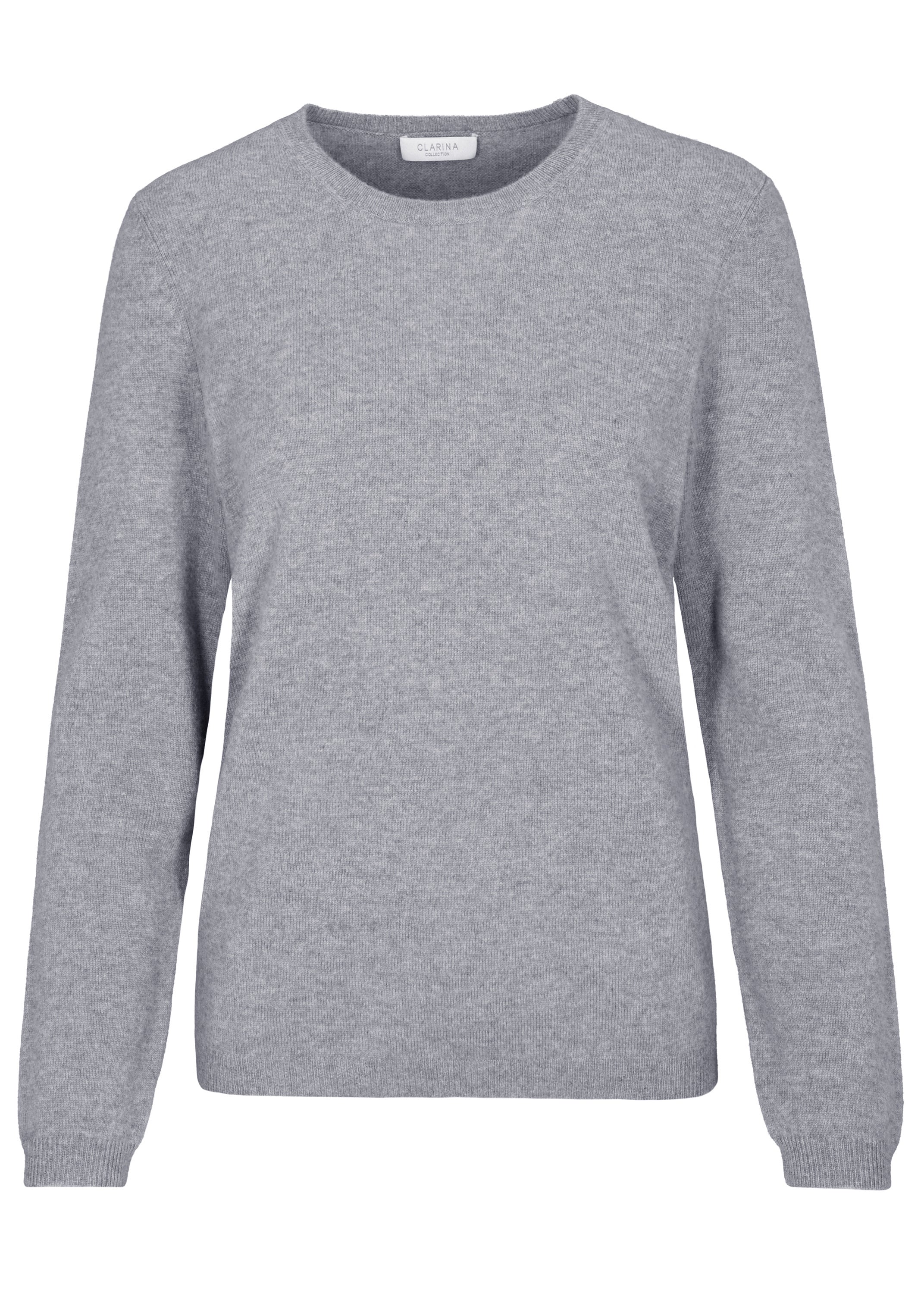 Strickpullover aus Kaschmir - 800 800 GRAU MEL. - Grau