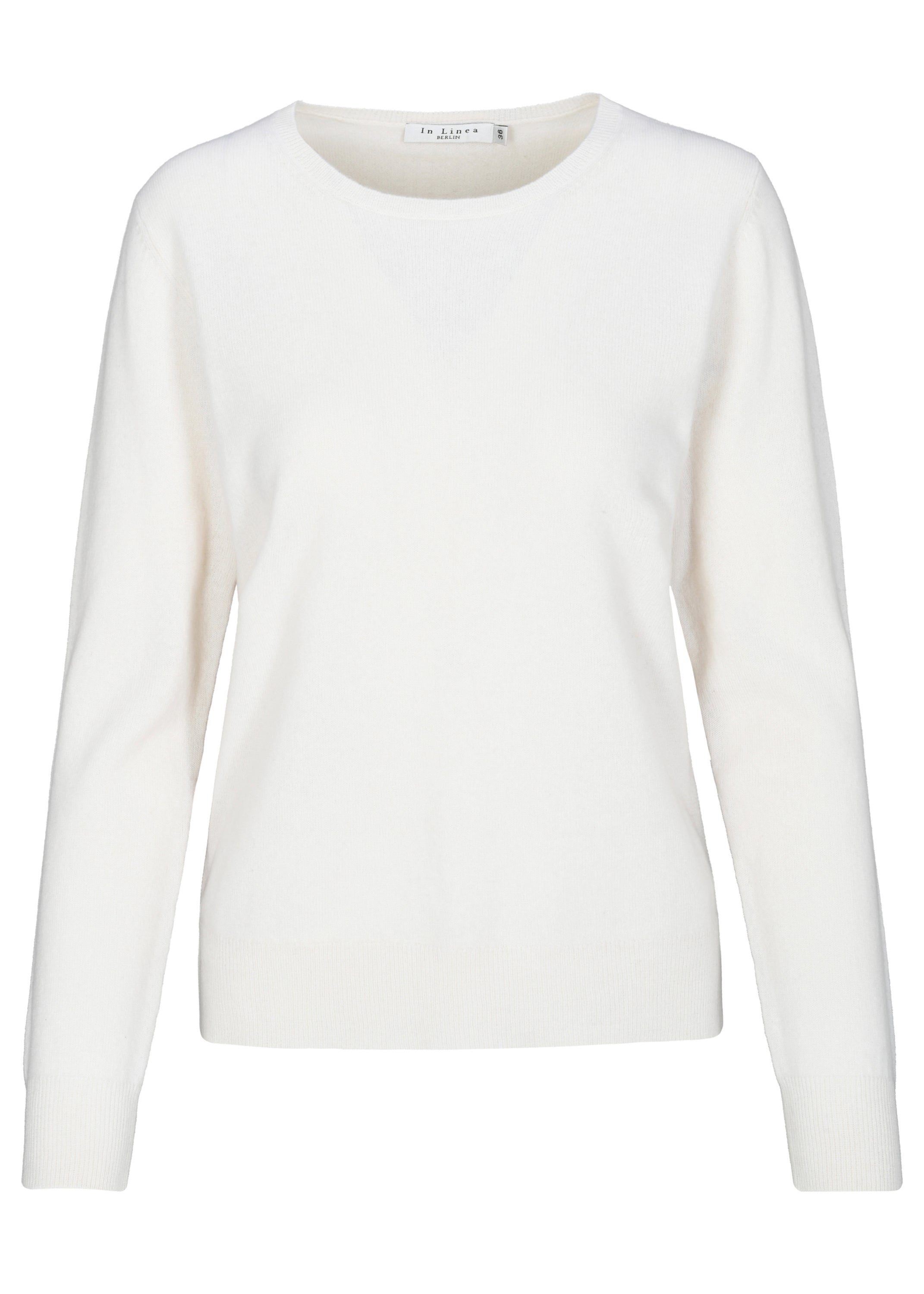 Strickpullover aus Kaschmir - 102 102 OFFWHITE - Creme