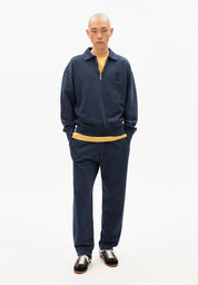 Sweatshirt aus Baumwolle - 3512-night sky washed - Blau