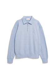 Sweatshirt aus Baumwolle - 3515-wedgwood washed - Blau