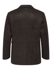 Blazer mit Pattentaschen - Black Coffee - Braun