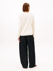 Strickpullover aus Baumwolle - Z00-YELLOW - Creme