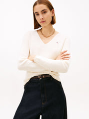 Strickpullover aus Baumwolle - Z00-YELLOW - Creme