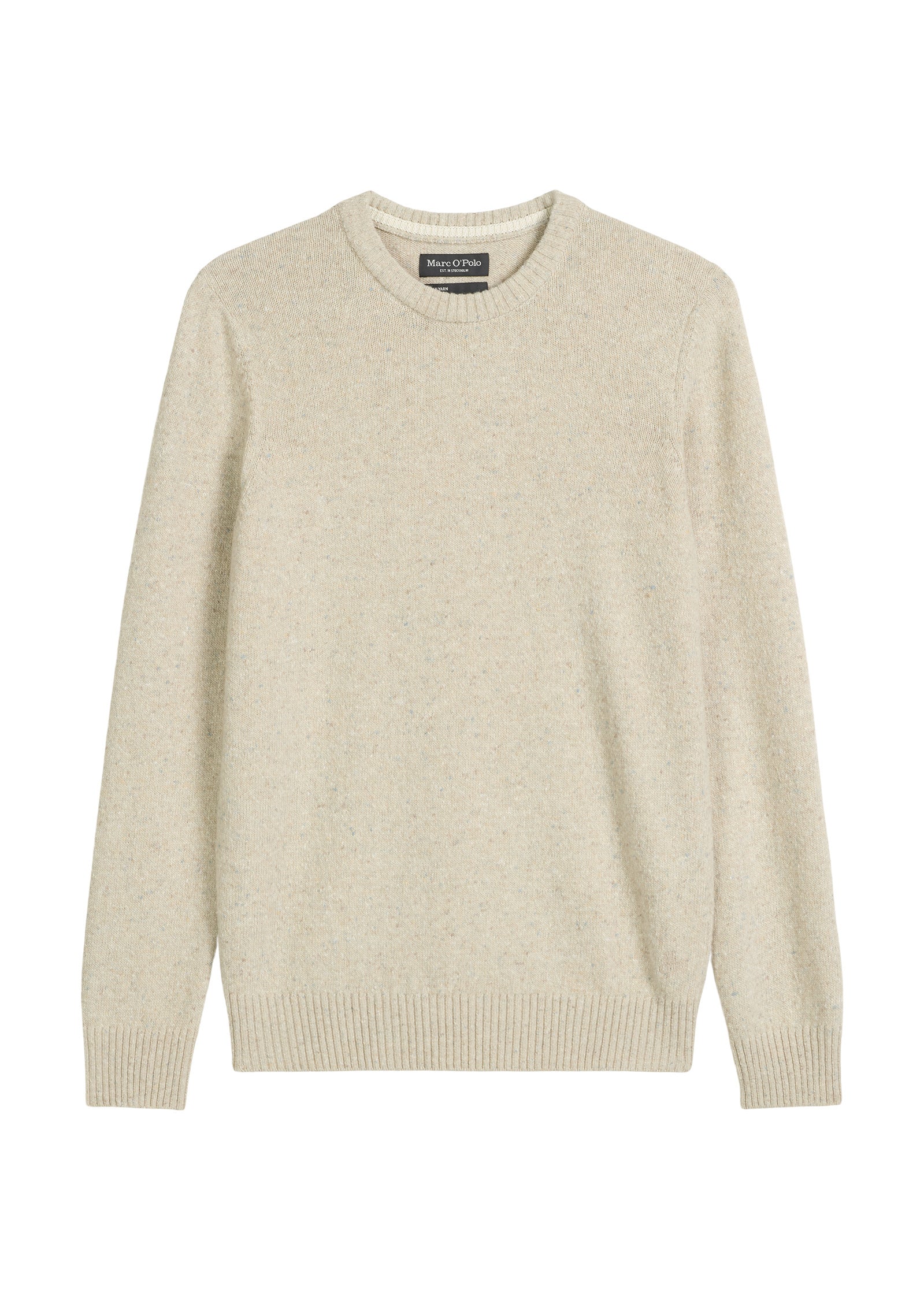 Strickpullover aus Wollmix Regular Fit - 707-gray silk - Beige