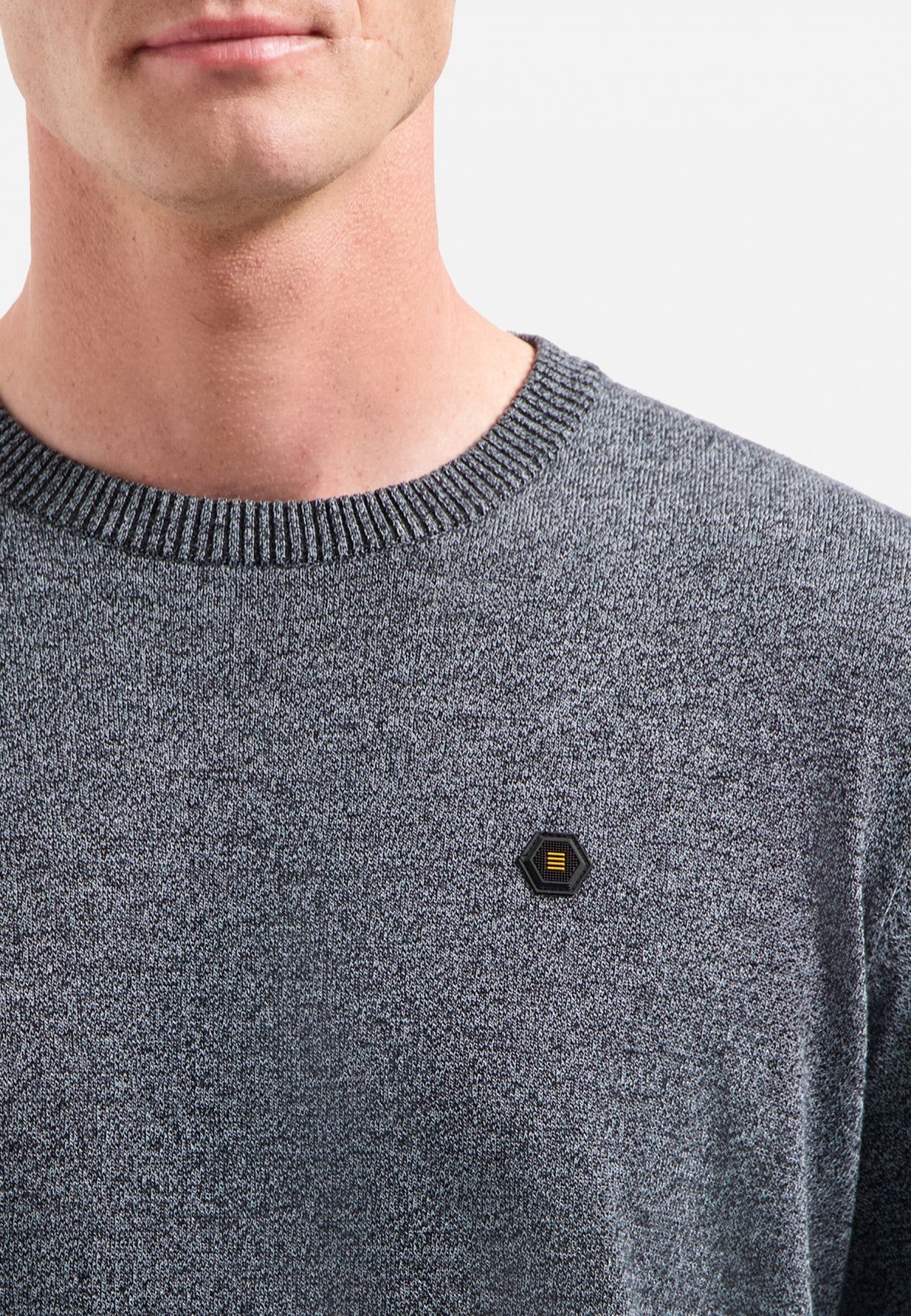 Strickpullover Regular Fit aus Baumwollmix - 138-Dusty Blue - Blau