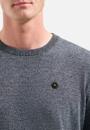 Strickpullover Regular Fit aus Baumwollmix - 138-Dusty Blue - Blau