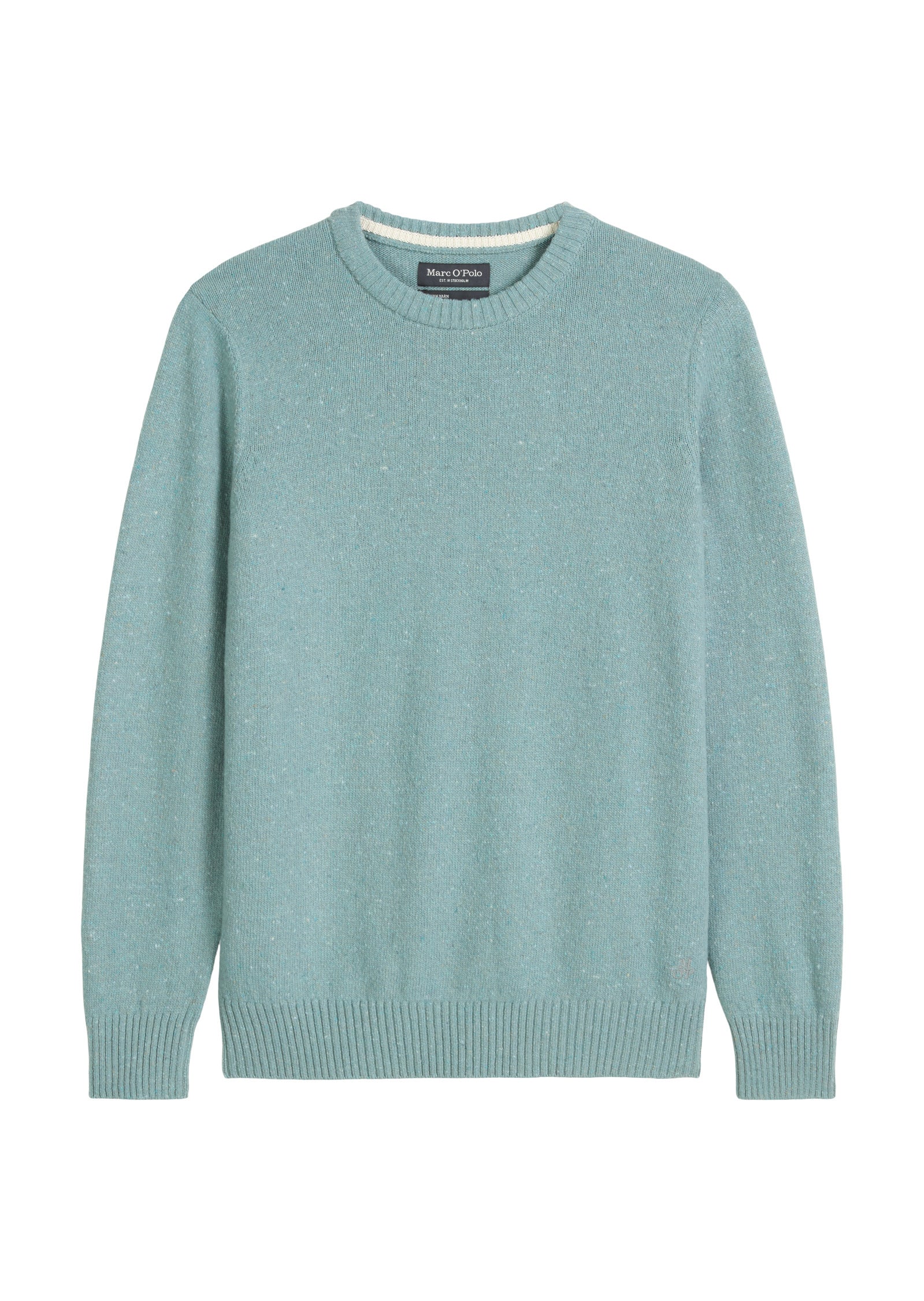 Strickpullover aus Wollmix - 840-arctic blue - Blau