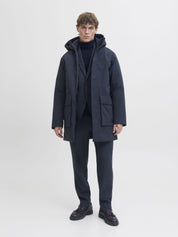 Parka mit Kapuze - Dark Navy - Blau