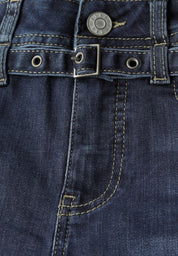 Jeans Loose Fit Wide Leg - 17420-Dark blue washed - Blau