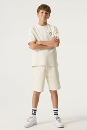 T-Shirt aus Baumwollmix - 4918-cotton - Creme