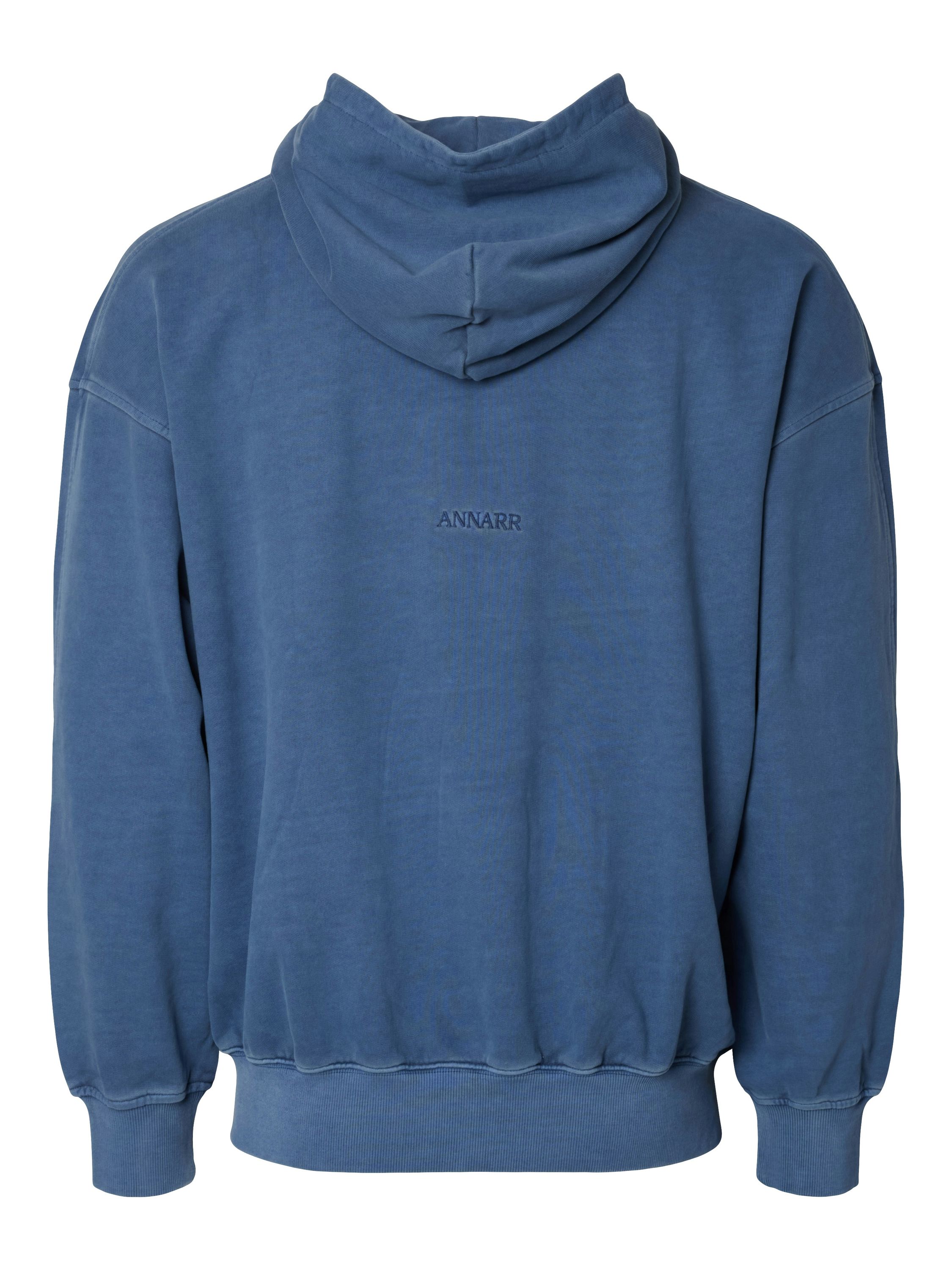 Sweatshirtjacke aus Bio-Baumwolle - Wild Wind - Blau