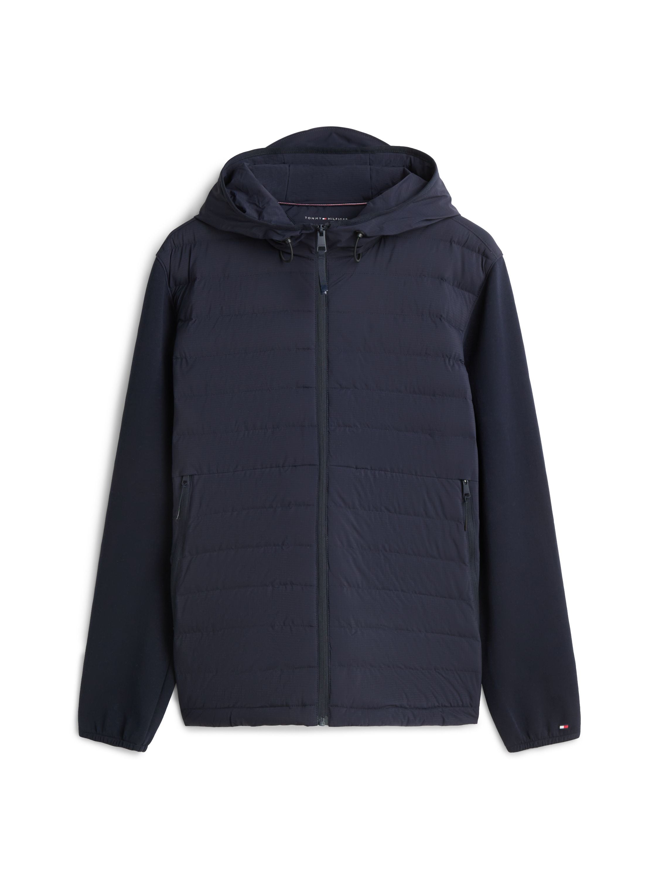 Steppjacke mit Kapuze - 0GY-BLUE - Blau