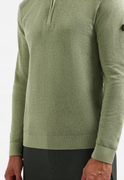 Strickpullover aus Baumwolle - 197-Light Moss - Grün