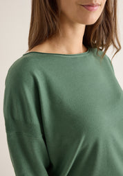 Langarmshirt - 16972 highland green melange - Grün
