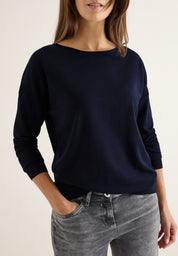Langarmshirt - 16831 urban dark blue - Blau