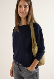 Langarmshirt - 16831 urban dark blue - Blau