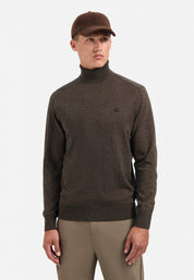 Rollkragenpullover - 044-Taupe - Braun