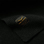 Schal aus Baumwollmix - 999-Black - Schwarz