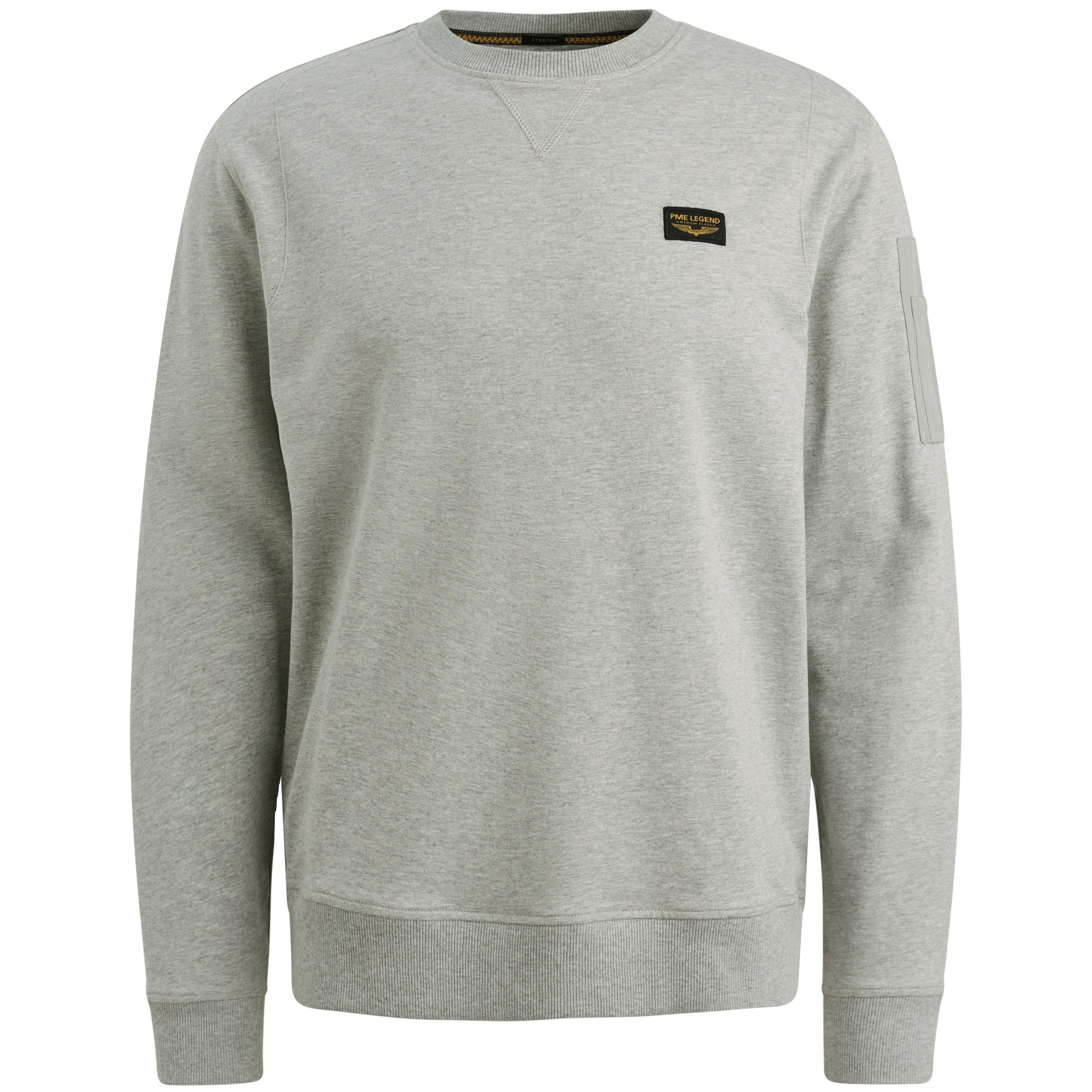 Sweatshirt aus Baumwolle - 921-Light Grey Melee - Grau