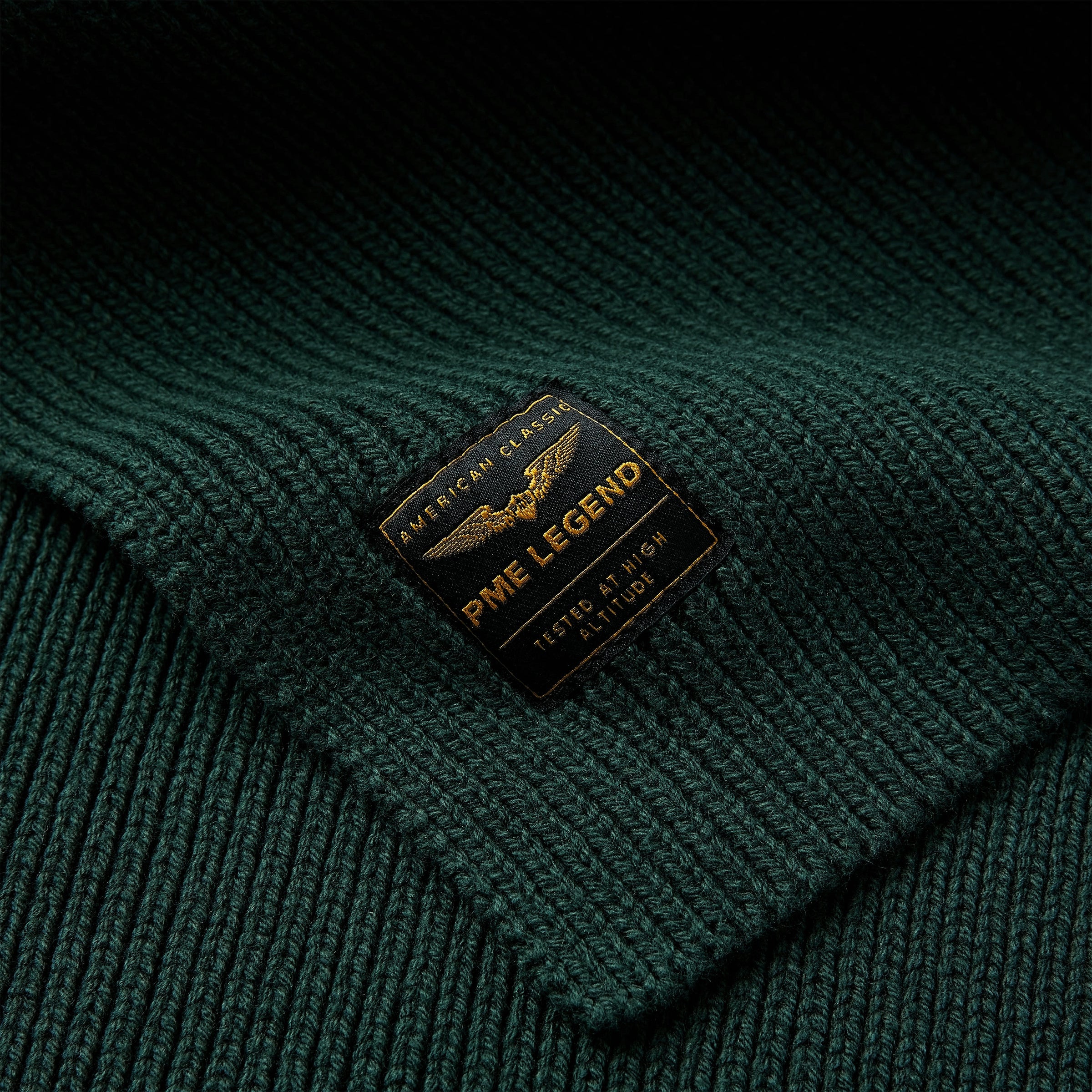 Schal aus Baumwollmix - 6027-Darkest Spruce - Grün