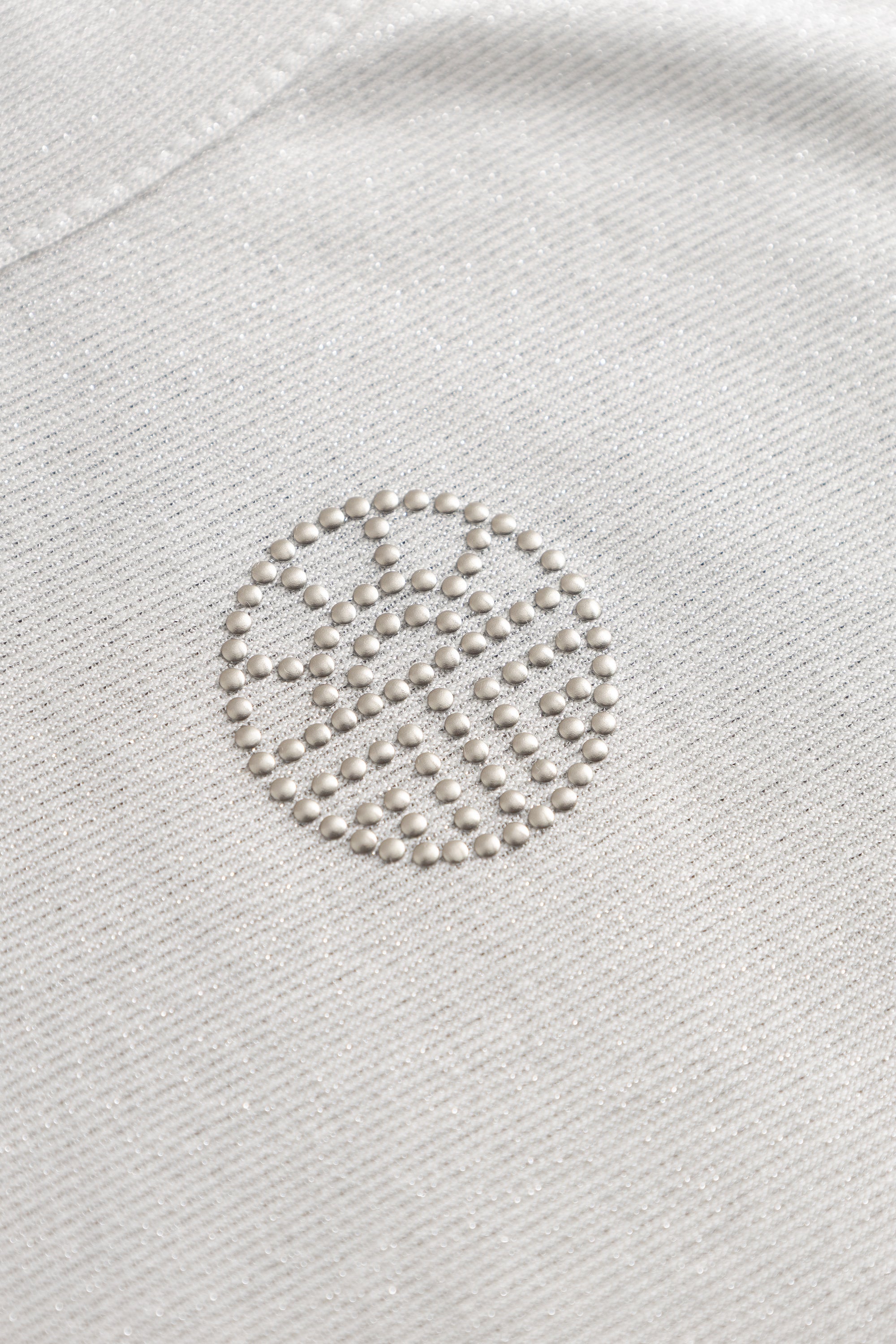 Strandkleid Maxi mit Glitzer - 12608 - Silber