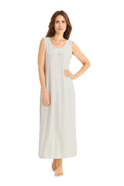 Strandkleid Maxi mit Glitzer - 12608 - Silber
