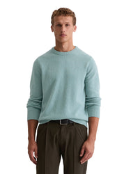 Strickpullover aus Wollmix - 840-arctic blue - Blau