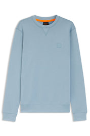Sweatshirt aus Baumwolle - 451-Light/Pastel Blue - Blau