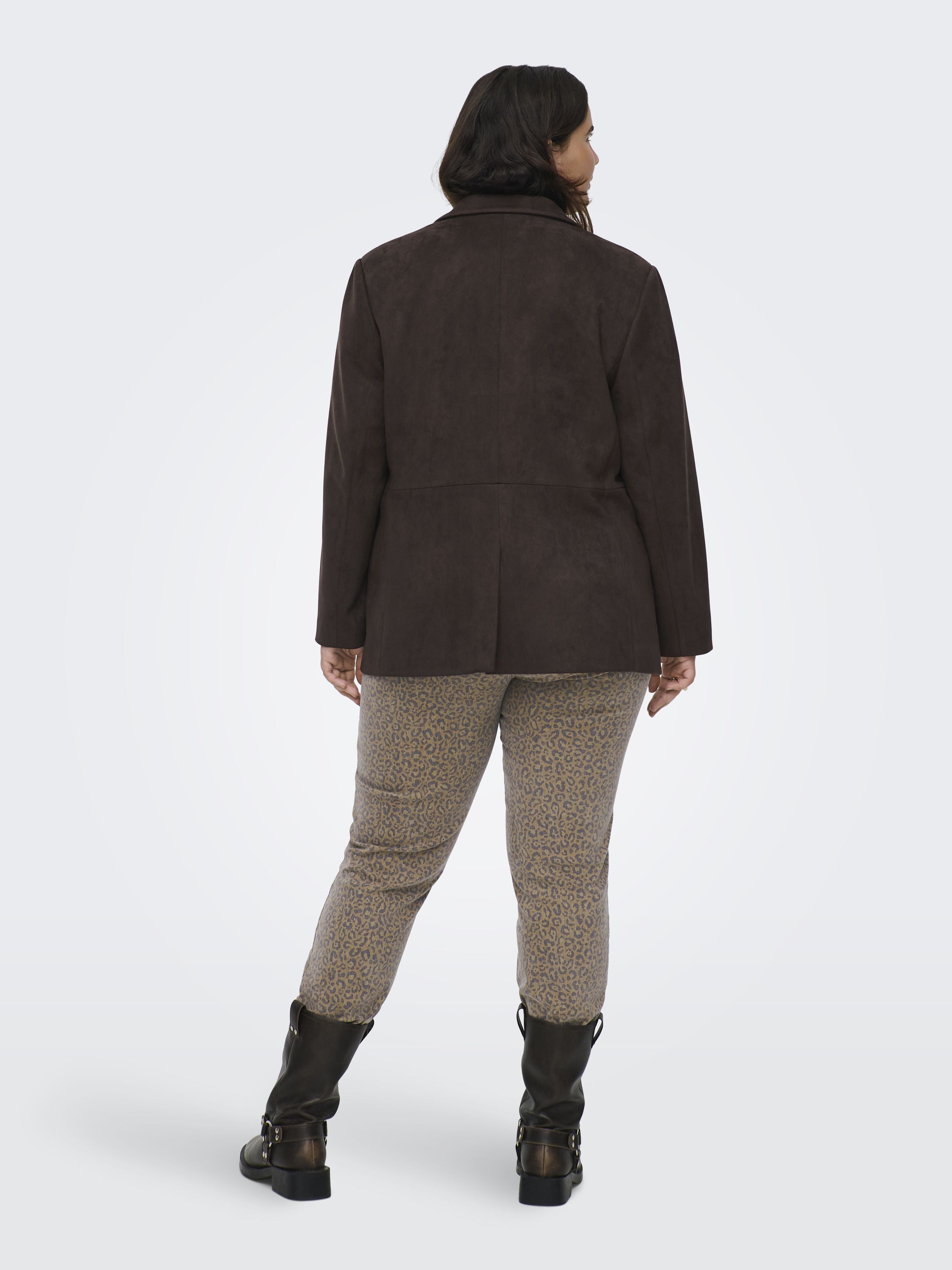 Blazer mit Pattentaschen - Black Coffee - Braun