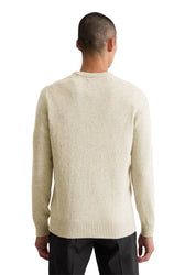 Strickpullover aus Wollmix Regular Fit - 707-gray silk - Beige