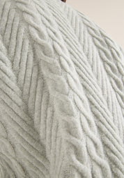 Strickpullover aus Baumwollmix - 16964 metal grey melange - Grau