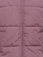 Winterjacke aus recycelten Polyester - Rose Brown - Rosa