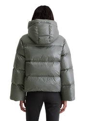 Daunenjacke mit Kapuze - 920-castlerock - Grau