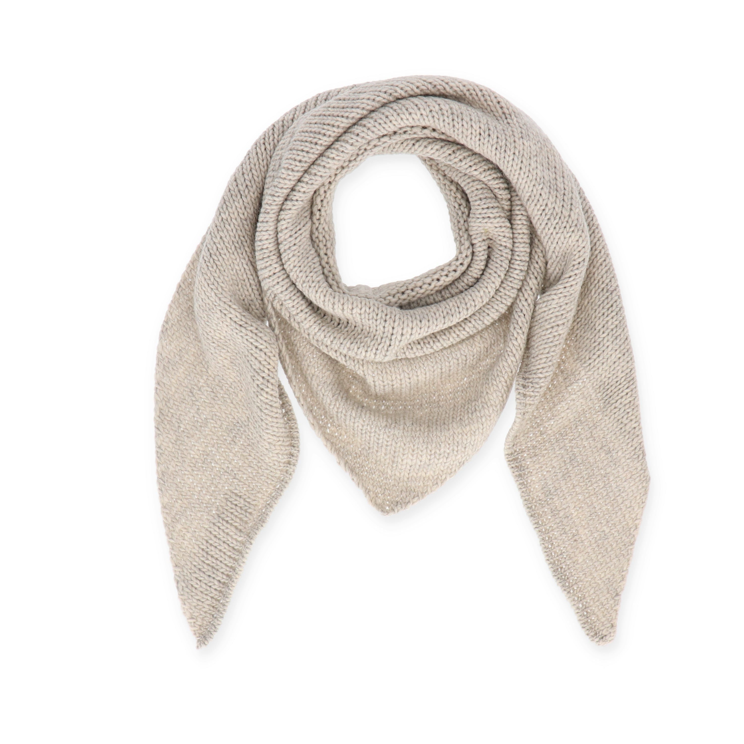 Dreieckschal - 12 s - Beige