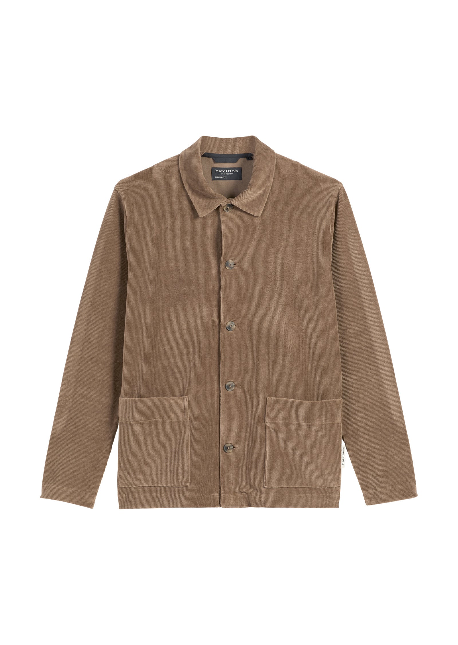 Overshirt Regular Fit - 729-pavestone - Braun