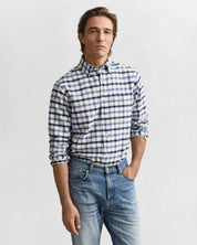 Freizeithemd Regular Fit - 430-FADED DENIM - Blau