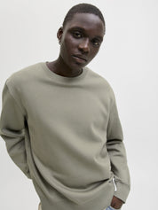 Sweatshirt aus Baumwollmix - Vetiver - Grau