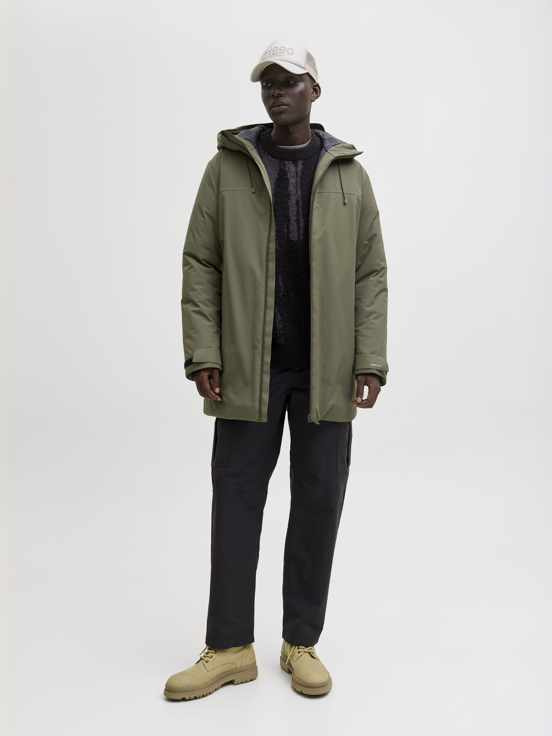 Parka FUSION mit Kapuze - Grape Leaf - Grün