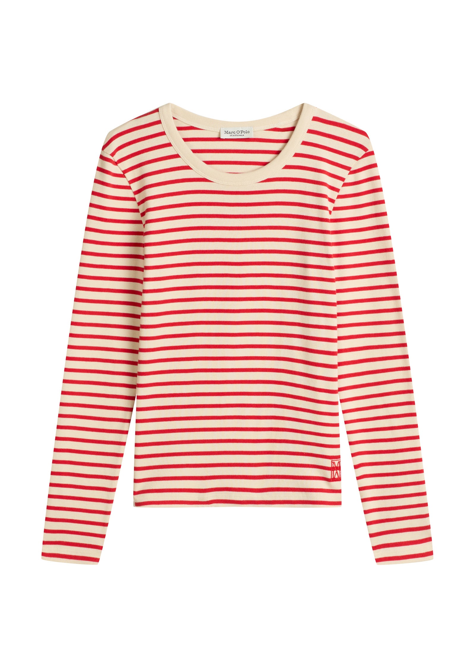 Langarmshirt gestreift - A18-multi - Rot