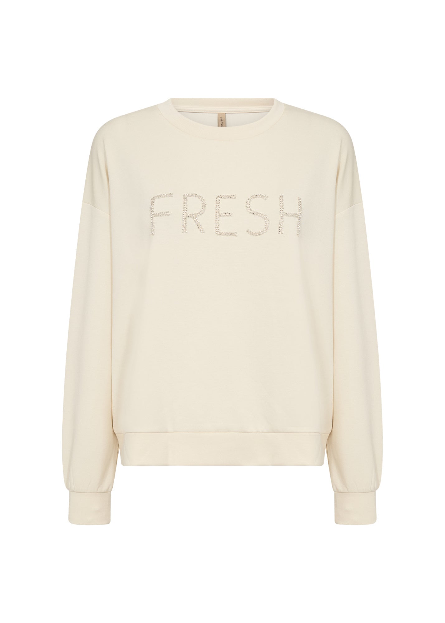 Sweatshirt aus Modalmix - 1620-CREAM - Creme