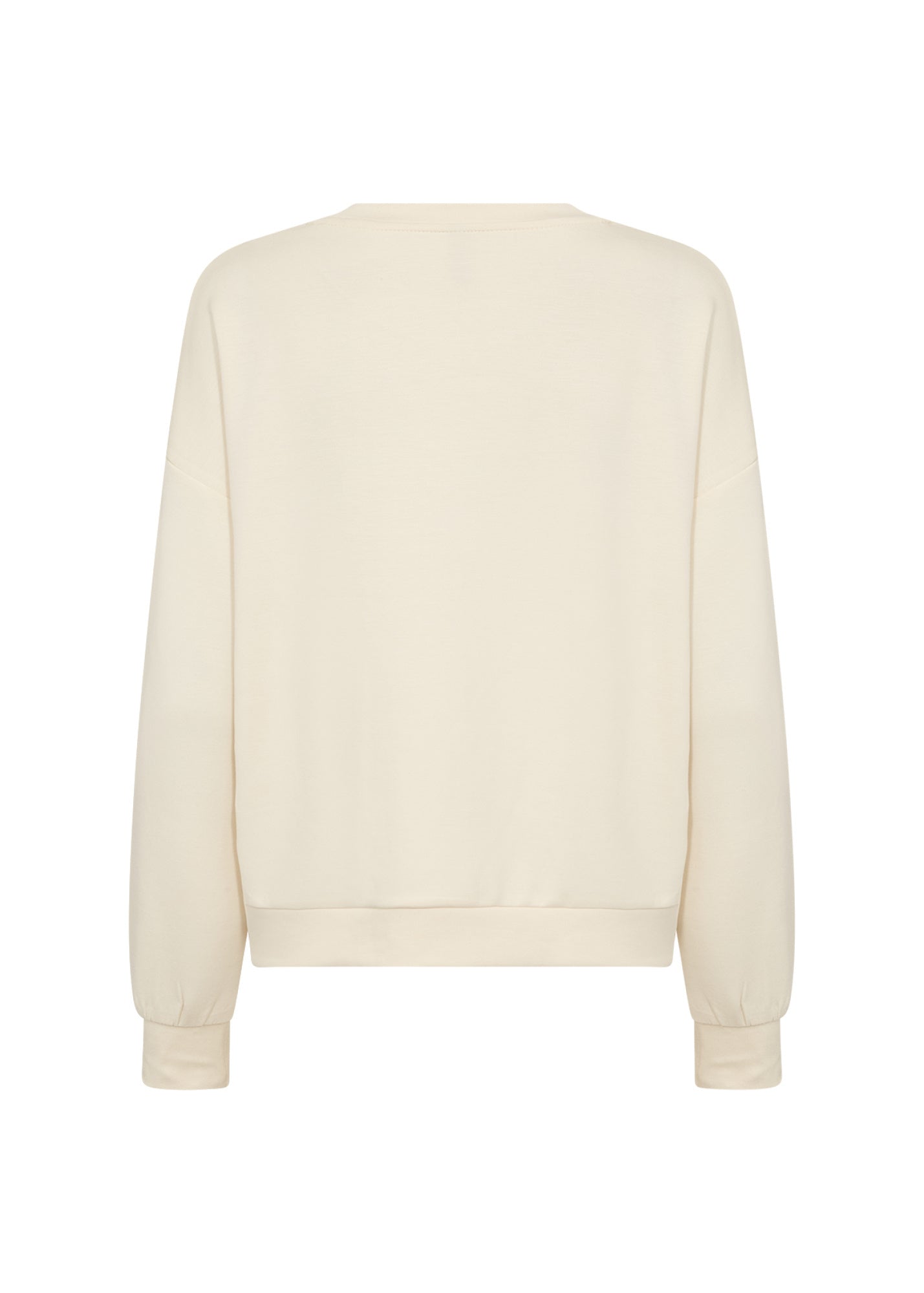 Sweatshirt aus Modalmix - 1620-CREAM - Creme