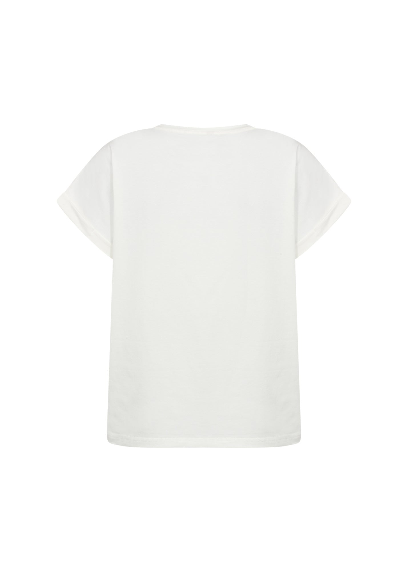 T-Shirt aus Bio-Baumwolle - 4390-RAPTURE ROSE - Weiß