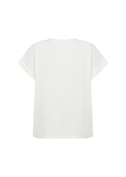 T-Shirt aus Bio-Baumwolle - 4390-RAPTURE ROSE - Weiß