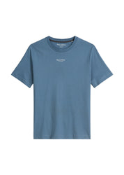 T-Shirt aus Baumwolle - 870-storm - Blau