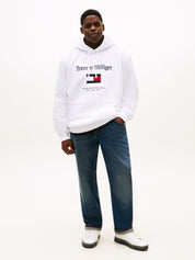 Sweathoodie aus Baumwollmix - YBR-WHITE - Weiß