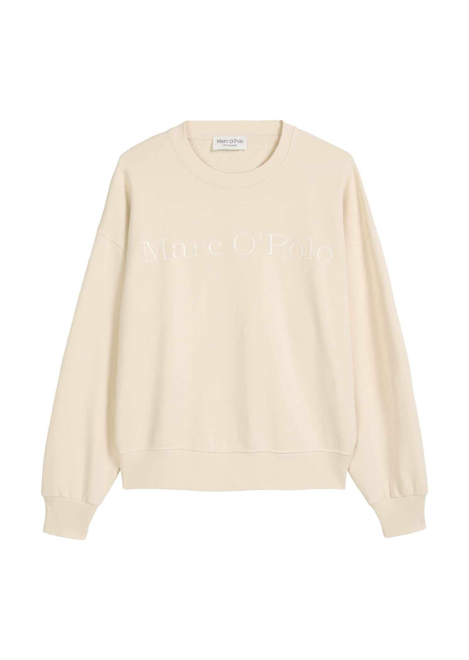 Sweatshirt Relaxed Fit - 2565-Raw Cream - Beige