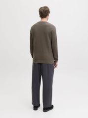 Strickpullover aus Baumwolle - Crocodile/Twist - Khaki