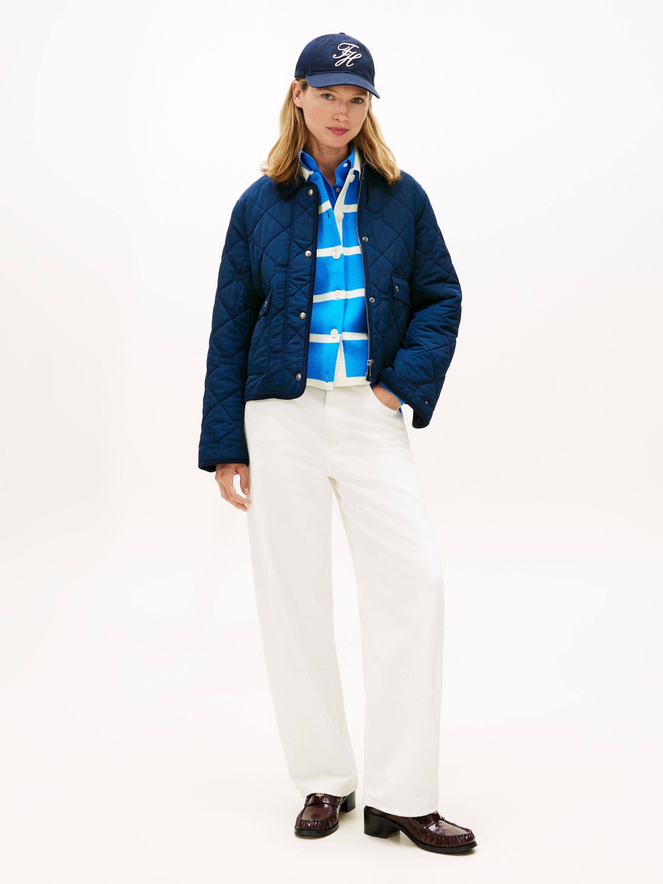 Übergangsjacke gesteppt - C1G-BLUE - Blau