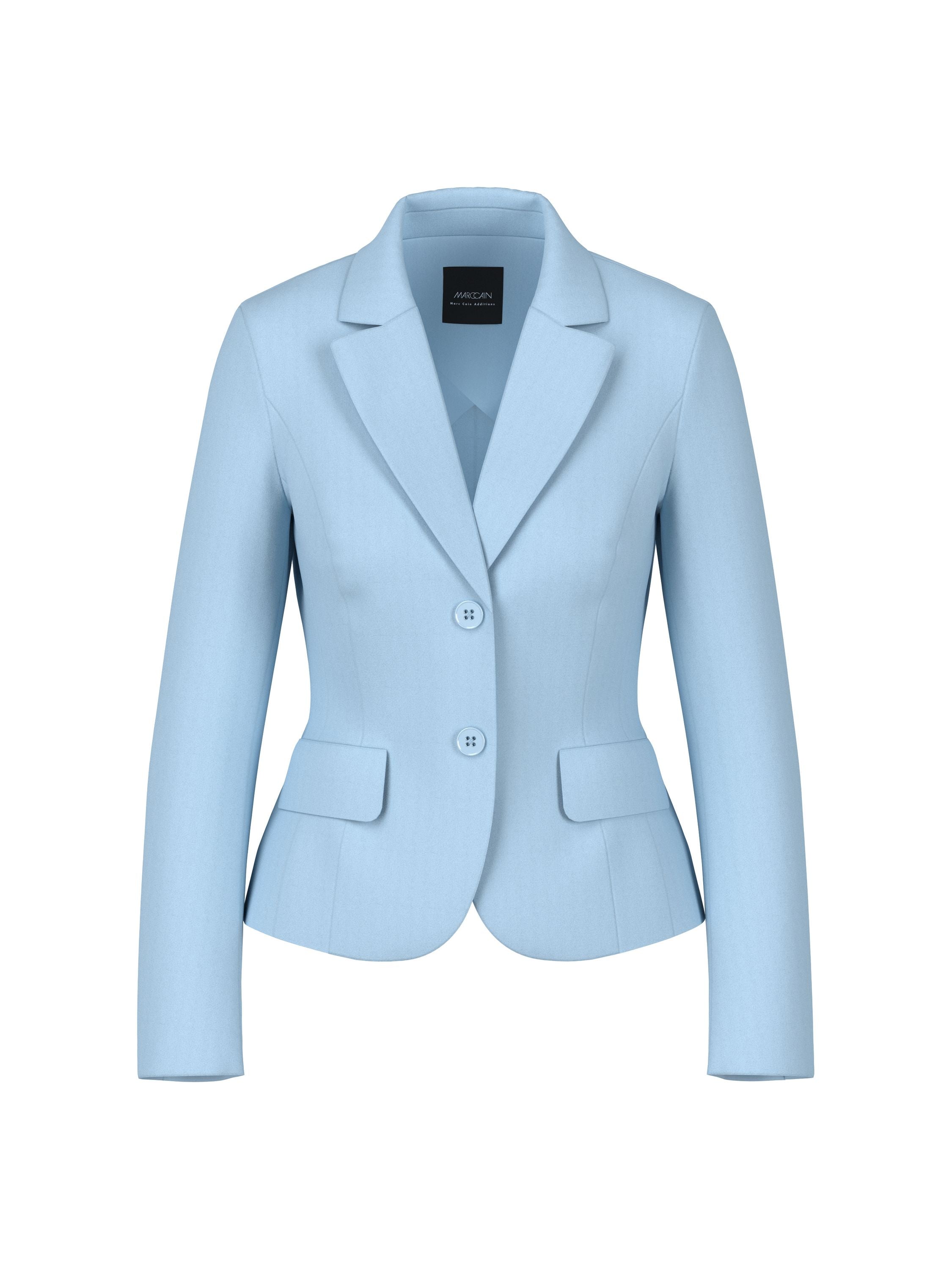 Blazer aus Viskosemix - 316 - Blau